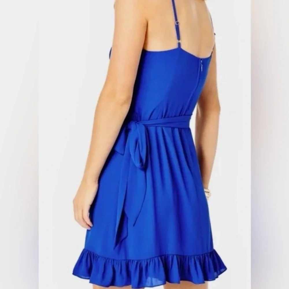 NWT Lilly Pulitzer Alisa Wrap Dress – Borealis Blue! - Picture 3 of 3